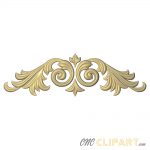 A 3D Relief model of a decorative Applique Onlay Centrepiece