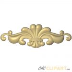 A 3D Relief model of a decorative Applique Onlay Centrepiece