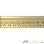 A 3D Relief model of a A 3D Relief model of a decorative Cornice