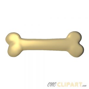 A 3D Relief model of a Dog Bone