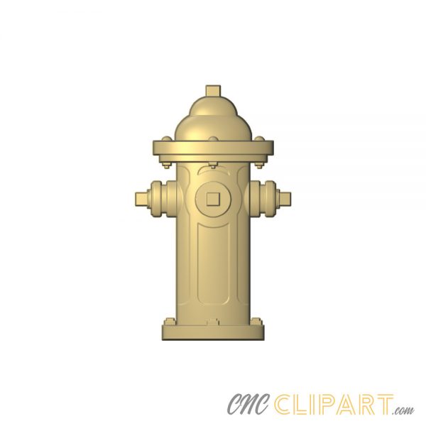 A 3D Relief model of a Fire Hydrant