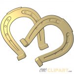 A 3D Relief model of a pair of Horseshoes