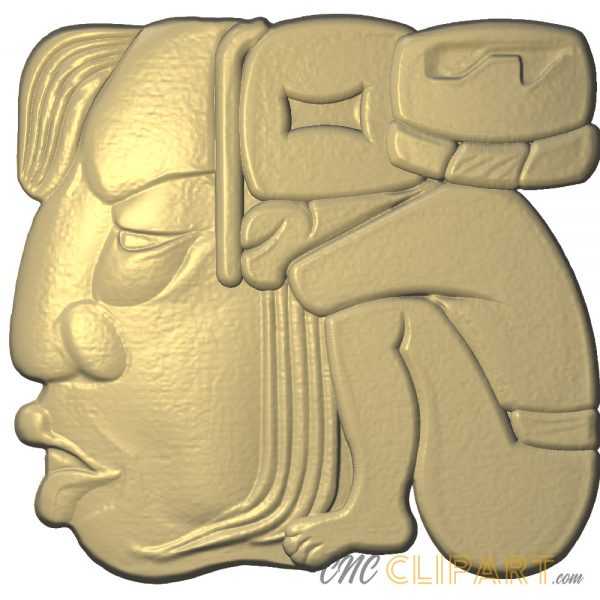 A 3D Relief model of Myan Iconography