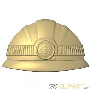 A 3D Relief model of a Miners Hat