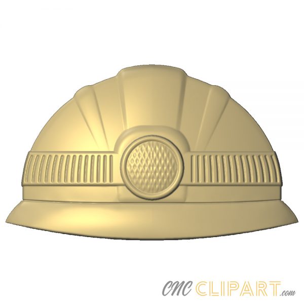A 3D Relief model of a Miners Hat
