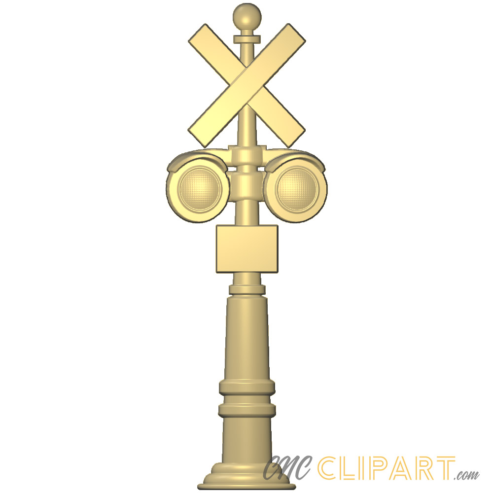 A 3D Relief model of a Rail Road Signal
