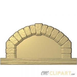A 3D Relief model of a Rustic Stone Oven