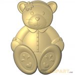A 3D Relief model of a Teddy Bear