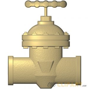 A 3D Relief model of a Plumbing Valve
