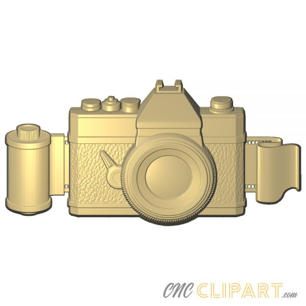 A 3D Relief model of a Vintage Camera