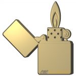 A 3D Relief model of a Lighter
