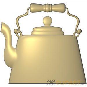 A 3D Relief model of a vintage Kettle