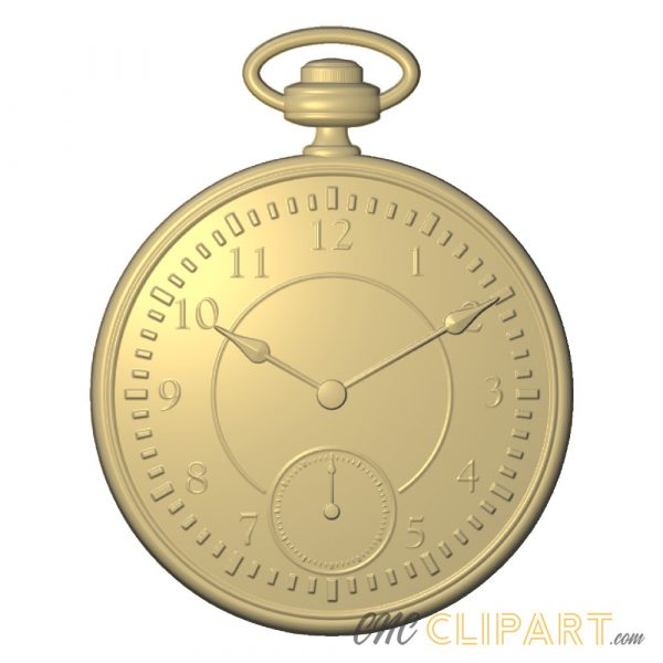 A 3D Relief model of a Pocket Watch