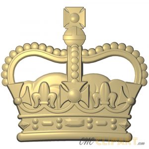 A 3D Relief model of the United Kingdom Crown